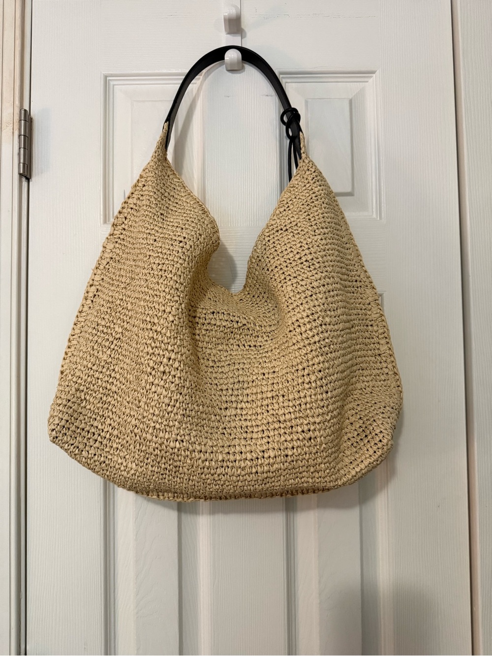 Madewell The Mylie Shoulder Bag in Straw w/ original charm NWT - Picture 2 of 11